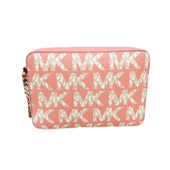 Michael Kors Jet Set Large EW Crossbody Primrose Multi signature NWT - Picture 4 of 7